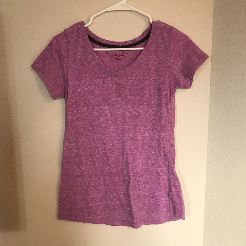Pink BCG t-shirt.